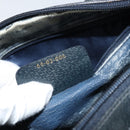 GUCCI GG Supreme Sherry Line Boston Bag PVC Navy Gold 69 02 006 Auth 159404-22