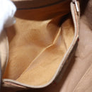 GUCCI GG Supreme Web Sherry Line Bag PVC Beige Gold 89 02 032 Auth 159407-20