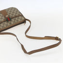 GUCCI GG Supreme Web Sherry Line Bag PVC Beige Gold 89 02 032 Auth 159407-7
