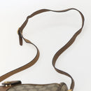 GUCCI GG Supreme Web Sherry Line Bag PVC Beige Gold 89 02 032 Auth 159407-8