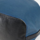 LOUIS VUITTON Epi Petit Noe Shoulder Bag Bicolor Black Blue M44152 Auth 159409-15