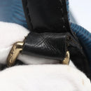 LOUIS VUITTON Epi Petit Noe Shoulder Bag Bicolor Black Blue M44152 Auth 159409-12