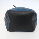 LOUIS VUITTON Epi Petit Noe Shoulder Bag Bicolor Black Blue M44152 Auth 159409-5