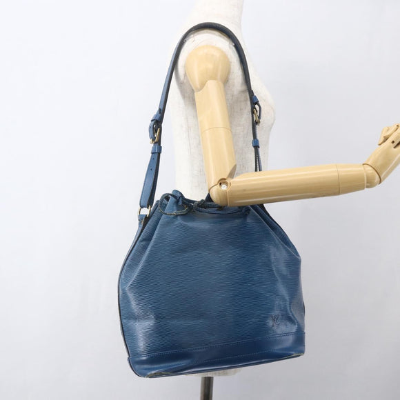 LOUIS VUITTON Epi Noe Shoulder Bag Toledo Blue M44005 LV Auth 159410
