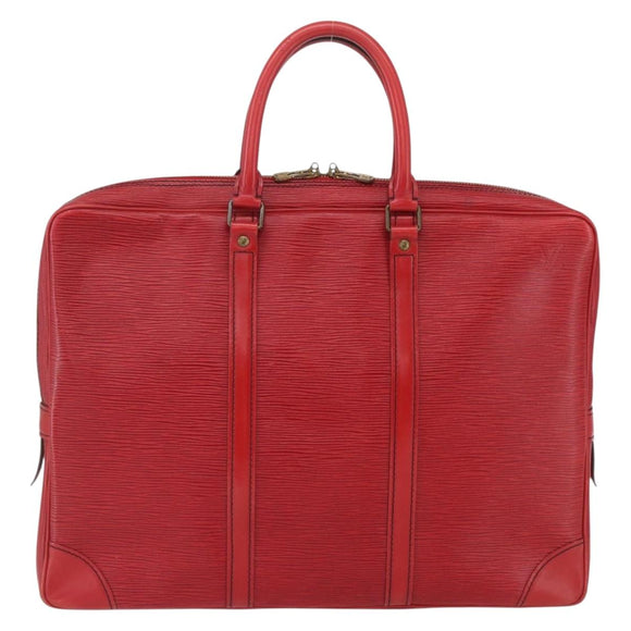 LOUIS VUITTON Epi Porte Documents Voyage Business Bag Red M54477 LV Auth 159411