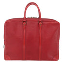 LOUIS VUITTON Epi Porte Documents Voyage Business Bag Red M54477 LV Auth 159411-2