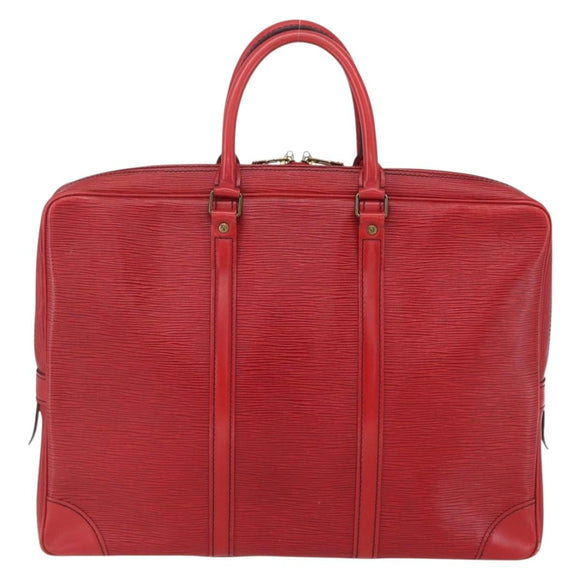 LOUIS VUITTON Epi Porte Documents Voyage Business Bag Red M54477 LV Auth 159411