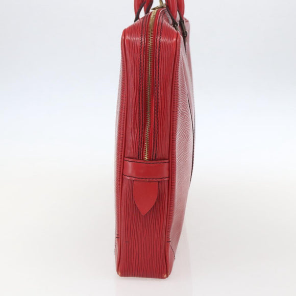 LOUIS VUITTON Epi Porte Documents Voyage Business Bag Red M54477 LV Auth 159411
