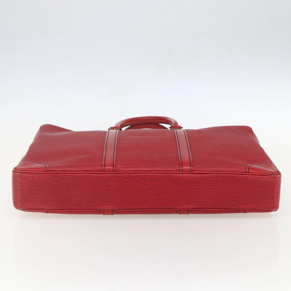 LOUIS VUITTON Epi Porte Documents Voyage Business Bag Red M54477 LV Auth 159411