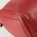 LOUIS VUITTON Epi Keepall 60 Boston Bag Red M42947 LV Auth 159412-14