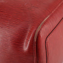 LOUIS VUITTON Epi Keepall 60 Boston Bag Red M42947 LV Auth 159412-15