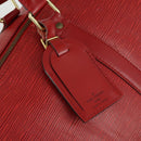 LOUIS VUITTON Epi Keepall 60 Boston Tasche Rot M42947 LV Auth 159412-19