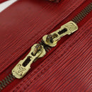 LOUIS VUITTON Epi Keepall 60 Boston Tasche Rot M42947 LV Auth 159412-10