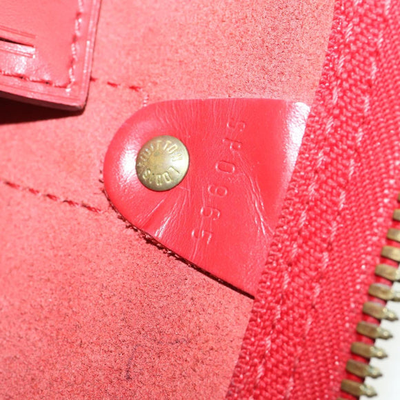 LOUIS VUITTON Epi Keepall 60 Boston Tasche Rot M42947 LV Auth 159412