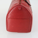 LOUIS VUITTON Epi Keepall 60 Boston Tasche Rot M42947 LV Auth 159412-4
