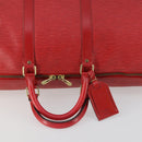 LOUIS VUITTON Epi Keepall 60 Boston Tasche Rot M42947 LV Auth 159412-7
