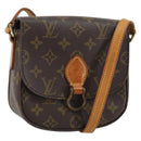 LOUIS VUITTON Monogram Saint Cloud PM Shoulder Bag M51244 LV Auth 159413-1