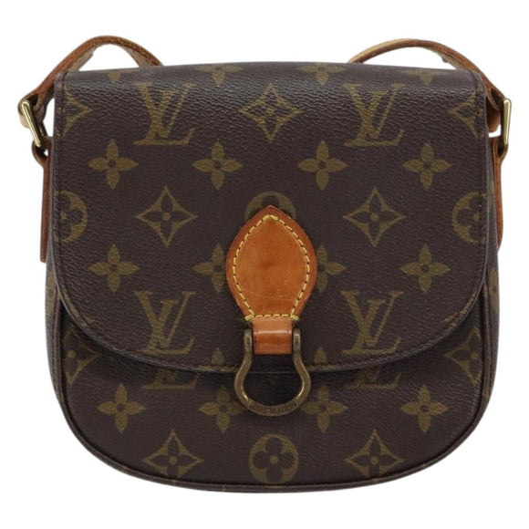 LOUIS VUITTON Monogram Saint Cloud PM Shoulder Bag M51244 LV Auth 159413