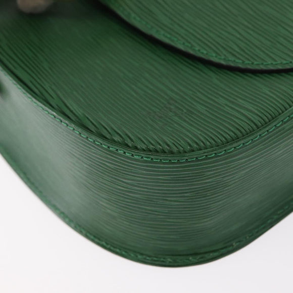 LOUIS VUITTON Epi Saint Cloud GM Shoulder Bag Green M52194 LV Auth 159422