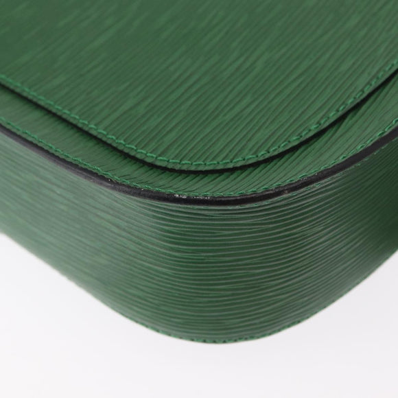 LOUIS VUITTON Epi Saint Cloud GM Shoulder Bag Green M52194 LV Auth 159422