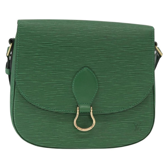 LOUIS VUITTON Epi Saint Cloud GM Shoulder Bag Green M52194 LV Auth 159422