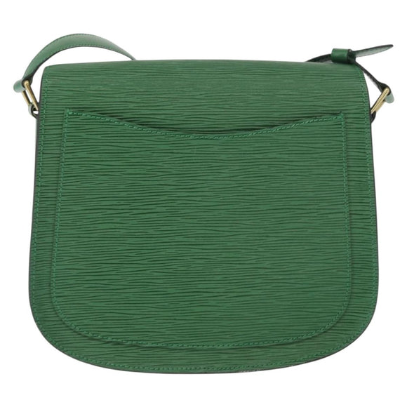 LOUIS VUITTON Epi Saint Cloud GM Shoulder Bag Green M52194 LV Auth 159422