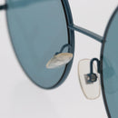 FENDI Runaway Sunglasses metal Blue Auth 159423V-9