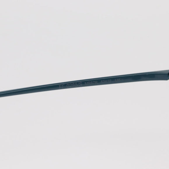 FENDI Runaway Sunglasses metal Blue Auth 159423V