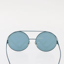 FENDI Runaway Sunglasses metal Blue Auth 159423V-2