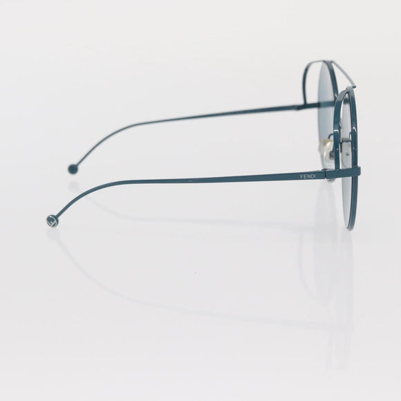 FENDI Runaway Sunglasses metal Blue Auth 159423V