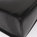 BALLY Hand Bag Leather 2way Black Gold Auth 159425-17