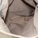 FENDI Zucchino Canvas Tote Bag Beige Gold Auth 159426-9