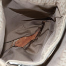 FENDI Zucchino Canvas Tote Bag Beige Gold Auth 159426-10
