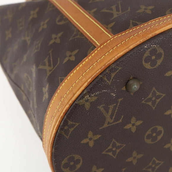 LOUIS VUITTON Monogram Bucket GM Shoulder Bag M42236 LV Auth 159427