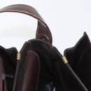 CELINE C Sulky Horse Carriage Shoulder Bag Canvas Beige Gold Auth 159431-19