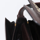 CELINE C Sulky Horse Carriage Shoulder Bag Canvas Beige Gold Auth 159431-20