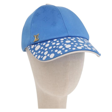 LOUIS VUITTON Monogram Yayoi Kusama Infinity Dot Cap Blue M7068M Auth 159436SM