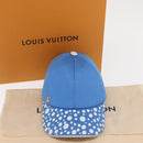 LOUIS VUITTON Monogram Yayoi Kusama Infinity Dot Cap Blue M7068M Auth 159436SM-12