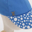 LOUIS VUITTON Monogram Yayoi Kusama Infinity Dot Cap Blue M7068M Auth 159436SM-5