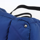 PRADA Boston Bag Nylon 2way Blue Silver Auth 159437SAV-12