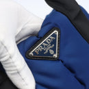 PRADA Boston Bag Nylon 2way Blue Silver Auth 159437SAV-16