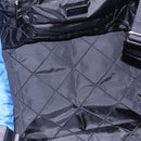 PRADA Boston Bag Nylon 2way Blue Silver Auth 159437SAV-20