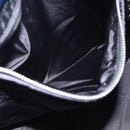 PRADA Boston Bag Nylon 2way Blue Silver Auth 159437SAV-25