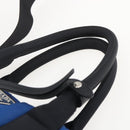 PRADA Boston Bag Nylon 2way Blue Silver Auth 159437SAV-8
