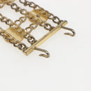 CHANEL Chain Belt metal Gold CC Auth 159438SAM-11