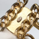 CHANEL Chain Belt metal Gold CC Auth 159438SAM-13