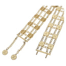 CHANEL Chain Belt metal Gold CC Auth 159438SAM-2