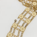CHANEL Chain Belt metal Gold CC Auth 159438SAM-5