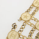 CHANEL Chain Belt metal Gold CC Auth 159438SAM-6