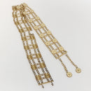 CHANEL Chain Belt metal Gold CC Auth 159438SAM-7